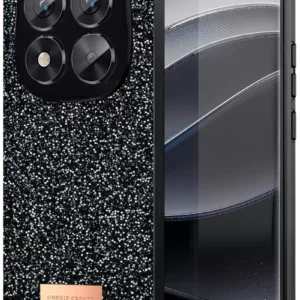 Onegif Xiaomi Redmi Note 14 Pro 5g Bright Simli Kapak - Siyah