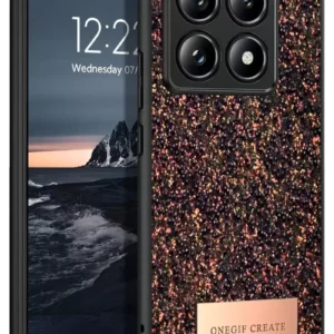 Onegif Xiaomi Mi 14t Pro Bright Simli Kapak - Derin Mor