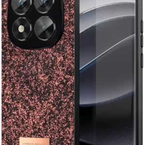 Onegif Xiaomi Redmi Note 14 Pro 5g Bright Simli Kapak - Derin Mor