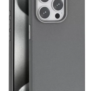 Joko İphone 14 Pro Max Kılıf Wonder Deri Magsafe Kapak - Titan Gri