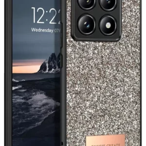 Onegif Xiaomi Mi 14t Pro Bright Simli Kapak - Gold