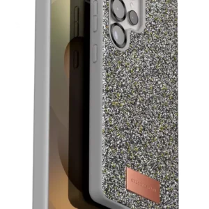 Onegif Samsung Galaxy S25 Ultra Bright Simli Kapak - Gümüş