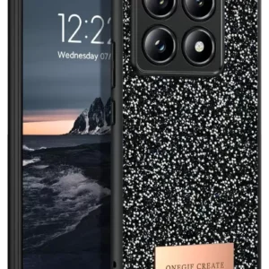 Onegif Xiaomi Mi 14t Pro Bright Simli Kapak - Siyah