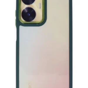 Newface Realme C55 Kılıf Dora Kapak - Haki Yeşil