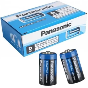 Panasonic Manganez Büyük D Boy 24’lü Pil R20be/2ps