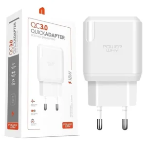 Powerway Qc3 3 Amper 18w Tüm Telefonlarla Uyumlu Usb Hızlı Şarj Adaptörü