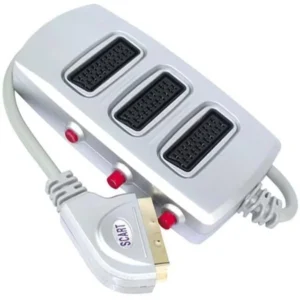 Scart Dağıtıcı 3 Lü Silver Butonlu