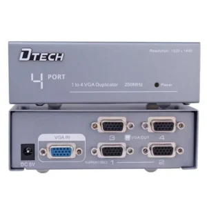 Powermaster 250mhz 1to4 Vga Splitter Dağıtıcı Monitör Çoklayıcı