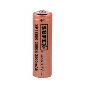 Supex 18650 – 2500s 3.7v 2500 Mah Başlı Li-ıon Pil