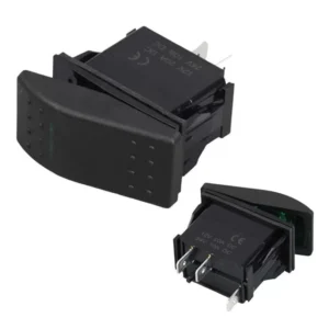 Powermaster ﻿ince Işık Sembollü Işıklı 3 Pinli On-off 12-24v Marin Switch