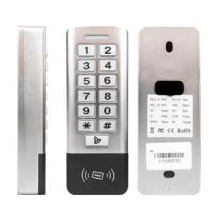 Novacom Nc-ms11p Metal Wp Şifre Matik Kart Okuyuculu Su Geçirmez