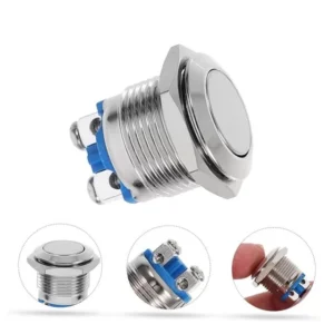 Powermaster Ic-182 D98 Metal 19mm Düz Buton Pbs28b-2