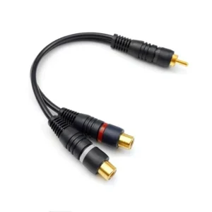 Elektromer 1 Rca Erkek 2 Rca Dişi 25 Cm Anfi Y Kablo