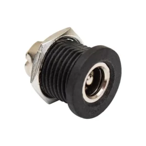 Adaptör Fişi İçi Metal 12mm Yuvarlak Somunlu Dc Şase 2.1mm (ıc-258c)