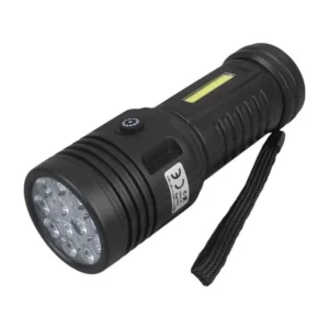 Powermaster Pm-26722 Plastik 4+2 Modlu Şarjlı 12 Ledli El Feneri