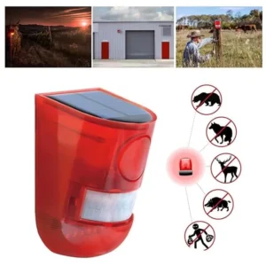 Powermaster Pm-26943 Sesli Hayvan Kovucu Alarm Cihazı Solar Panelli