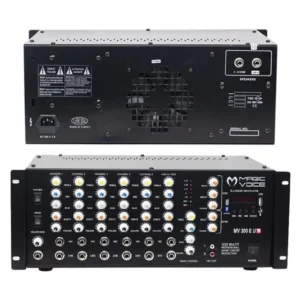 Magicvoice Mv-300ef-tr 300 Watt 6 Mikrofon Girişli Usb-bluetooth Destekli Trafolu Mixer Anfi
