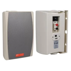 Magicvoice Mv-24 13 Cm 50 Watt Komütatörlü Hat Trafolu Krem Beyaz Sütun Hoparlör (2'li Takım)