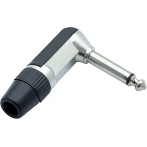 Gitar Jack 6.3 Mm Mono L Tip Plastik Gövde Metal Uç