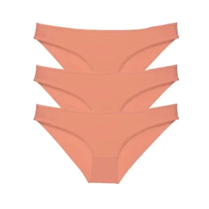 3 adet Süper Eko Set Likralı Kadın Slip Külot Pudra