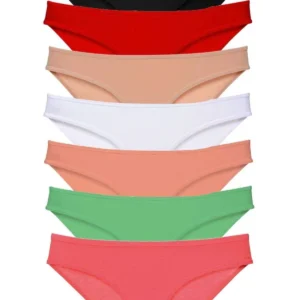 7 adet Süper Eko Set Likralı Kadın Slip Külot Set 5