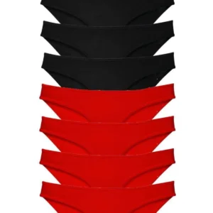 8 adet Süper Eko Set Likralı Kadın Slip Külot