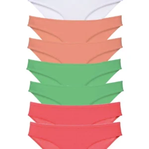 8 adet Süper Eko Set Likralı Kadın Slip Külot 527