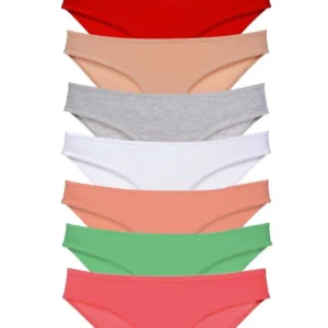 8 adet Süper Eko Set Likralı Kadın Slip Külot Set 1