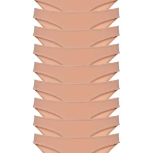 10 adet Süper Eko Set Likralı Kadın Slip Külot Ten