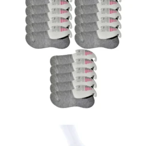 Gri Kadın Babet Çorap 15 çift