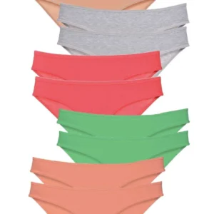 10 adet Süper Eko Set Likralı Kadın Slip Külot Soft Renkler