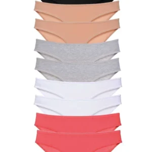 10 adet Süper Eko Set Likralı Kadın Slip Külot Siyah Ten Gri Beyaz Fuşya