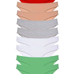 10 adet Süper Eko Set Likralı Kadın Slip 506