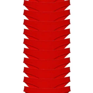 12 adet Süper Eko Set Likralı Kadın Slip Külot Kırmızı