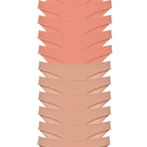 12 adet Süper Eko Set Likralı Kadın Slip Külot Pudra Ten