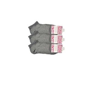 Gri Kadın Bilek Çorap 3 çift