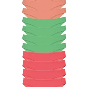 12 adet Süper Eko Set Likralı Kadın Slip Külot 509