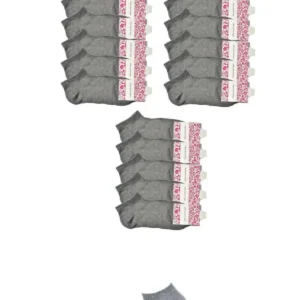 Gri Kadın Bilek Çorap 15 çift