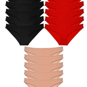 15 adet Süper Eko Set Likralı Kadın Slip Külot 512