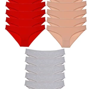 15 adet Süper Eko Set Likralı Kadın Slip Külot 513