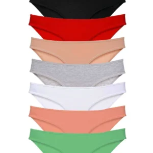 8 adet Süper Eko Set Likralı Kadın Slip Külot Set 1