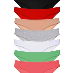 8 adet Süper Eko Set Likralı Kadın Slip Külot Set 3