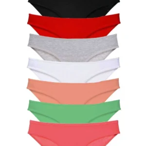 8 adet Süper Eko Set Likralı Kadın Slip Külot Set 6