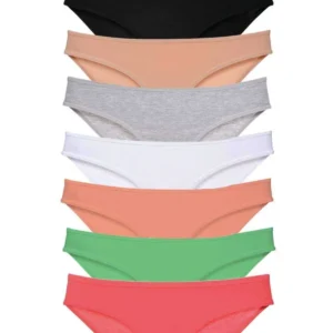 8 adet Süper Eko Set Likralı Kadın Slip Külot Set 7