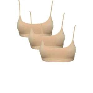 Pedli İp Askılı Ten Rengi Büstiyer 3 adet