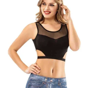 Kota 2 Adet Siyah Tül Modelli Büstiyer