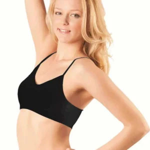 Elite Life Kadın İp Askılı Destekli Büstiyer Siyah Sütyen 770