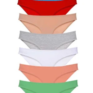 7 adet Süper Eko Set Likralı Kadın Slip Külot Set 4