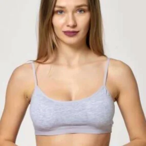 Pedli İp Askılı Gri Büstiyer