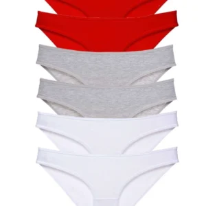 6 adet Süper Eko Set Likralı Kadın Slip Külot 548